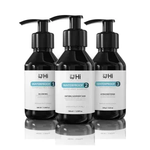 Waterproof Hair Treatment Mini Kit - Intensive Repair & Nourishment - Brazilian Keratin, Anti Frizz - 3 Steps Queratina Brasileña - VEGAN, Cruelty-Free - For All Hair Types