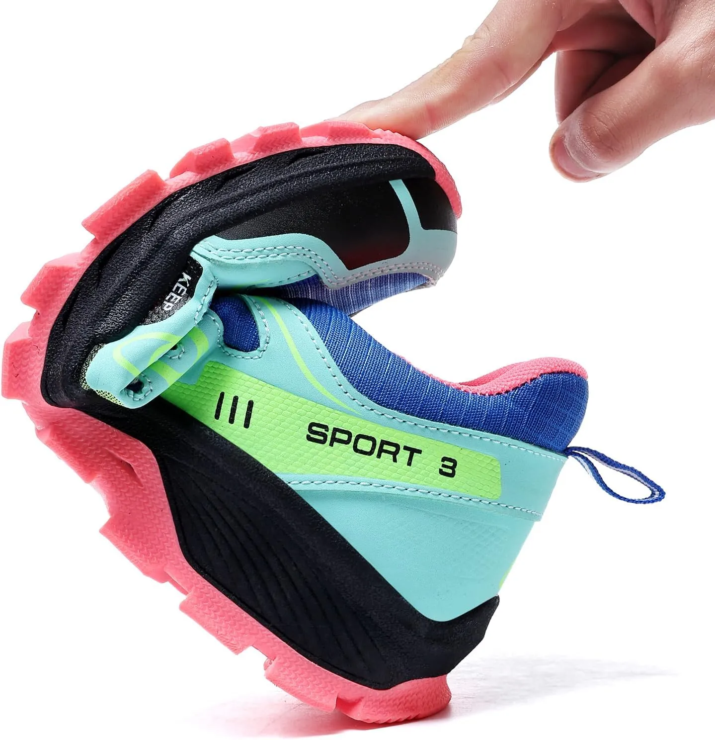 Waterproof Hiking Shoes Women Casual Lace-Up Non-Slip Lightweight Comfortable Running Tennis Fashion Sneakers for Women Walking Trekking Outdoor Shoes