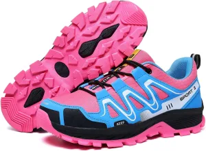 Waterproof Hiking Shoes Women Casual Lace-Up Non-Slip Lightweight Comfortable Running Tennis Fashion Sneakers for Women Walking Trekking Outdoor Shoes