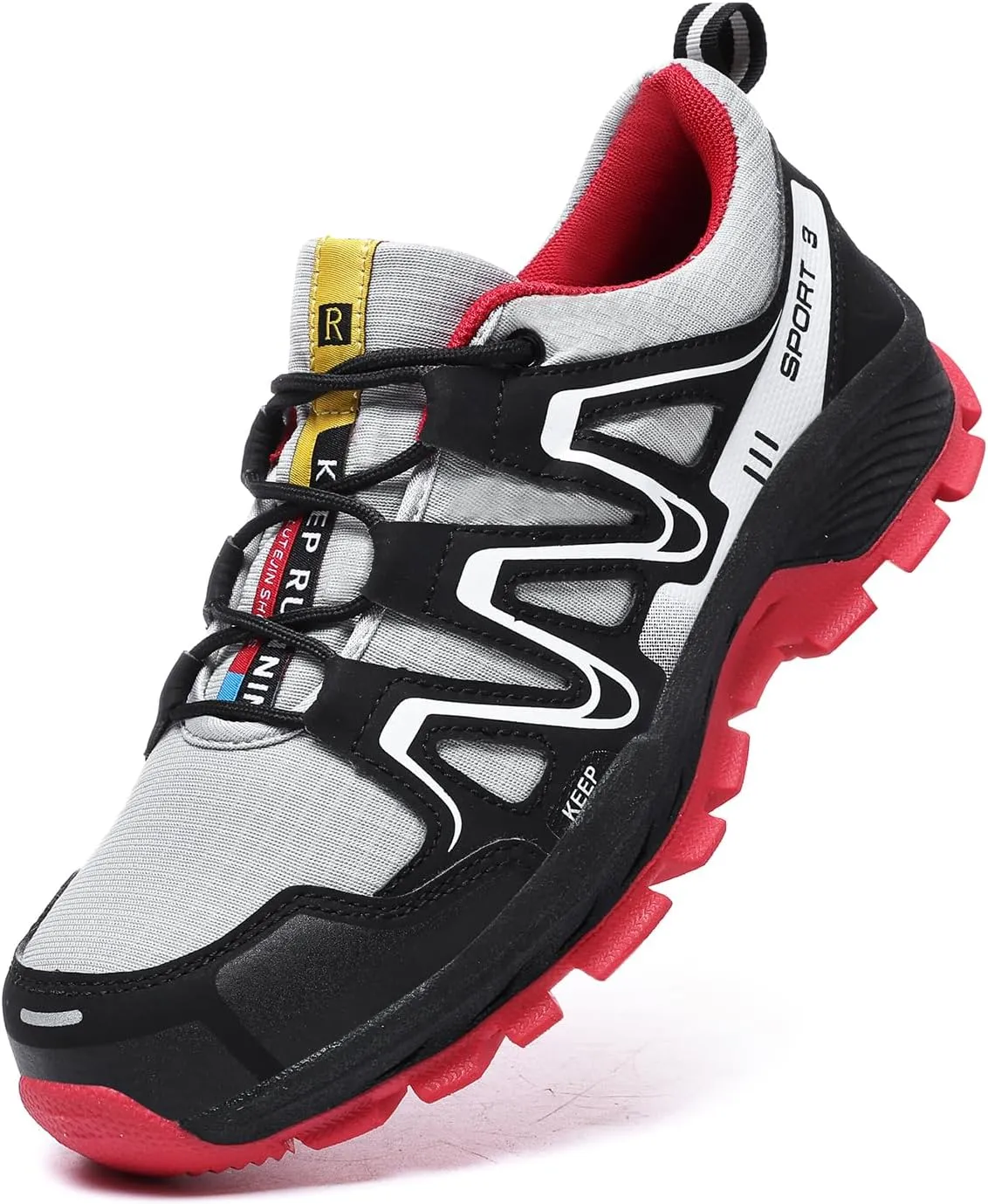 Waterproof Hiking Shoes Women Casual Lace-Up Non-Slip Lightweight Comfortable Running Tennis Fashion Sneakers for Women Walking Trekking Outdoor Shoes