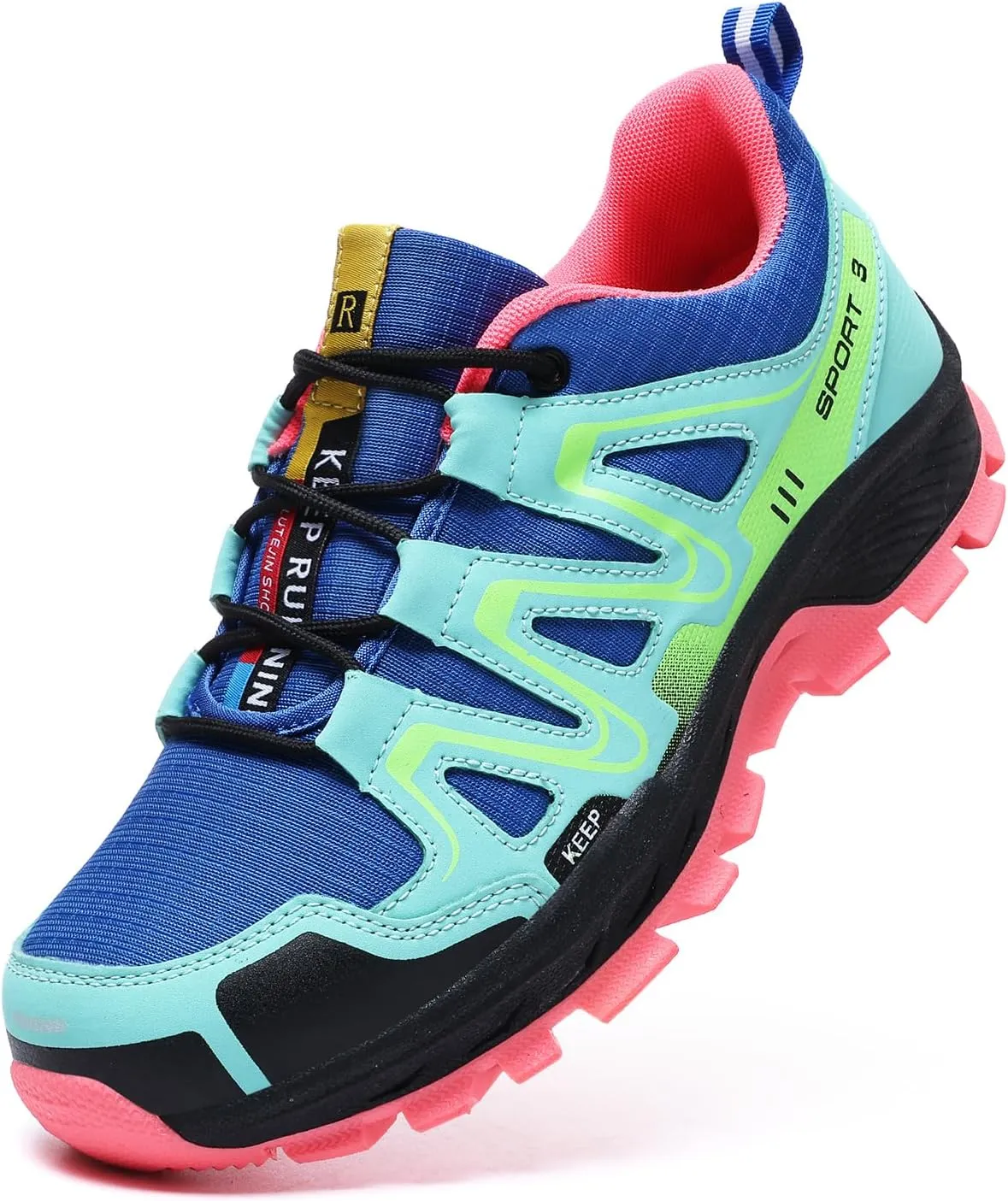 Waterproof Hiking Shoes Women Casual Lace-Up Non-Slip Lightweight Comfortable Running Tennis Fashion Sneakers for Women Walking Trekking Outdoor Shoes