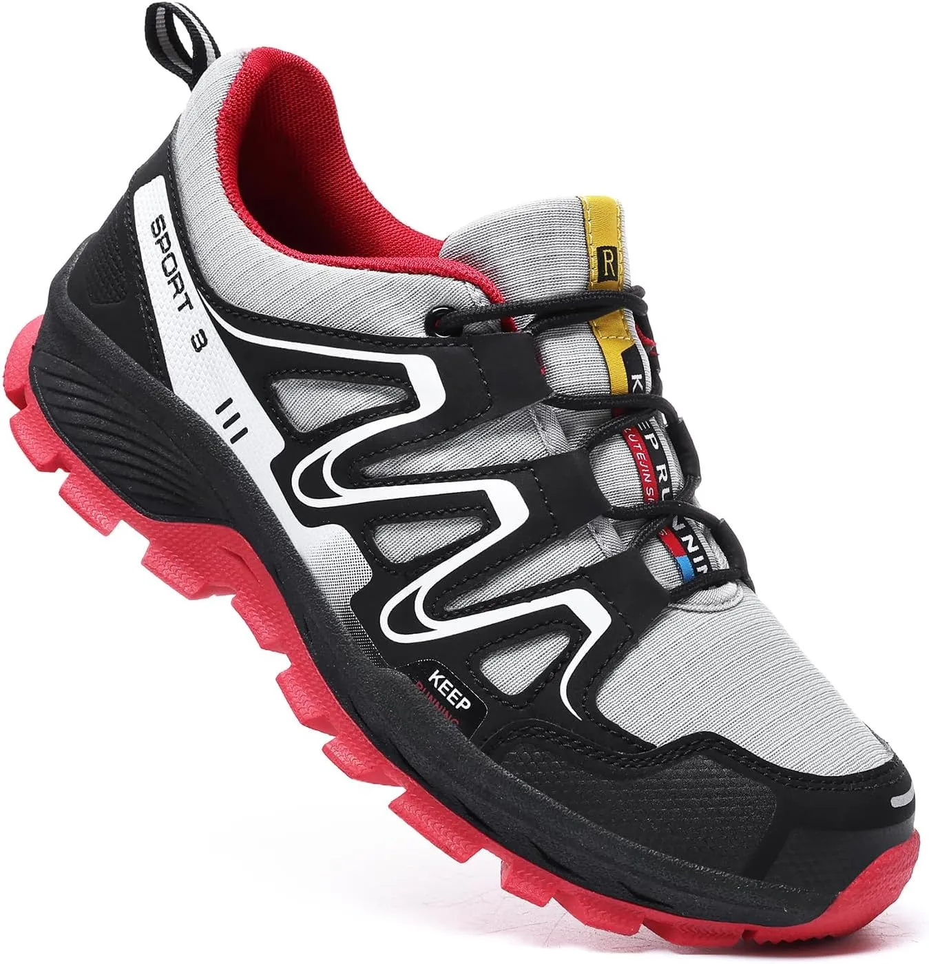 Waterproof Hiking Shoes Women Casual Lace-Up Non-Slip Lightweight Comfortable Running Tennis Fashion Sneakers for Women Walking Trekking Outdoor Shoes