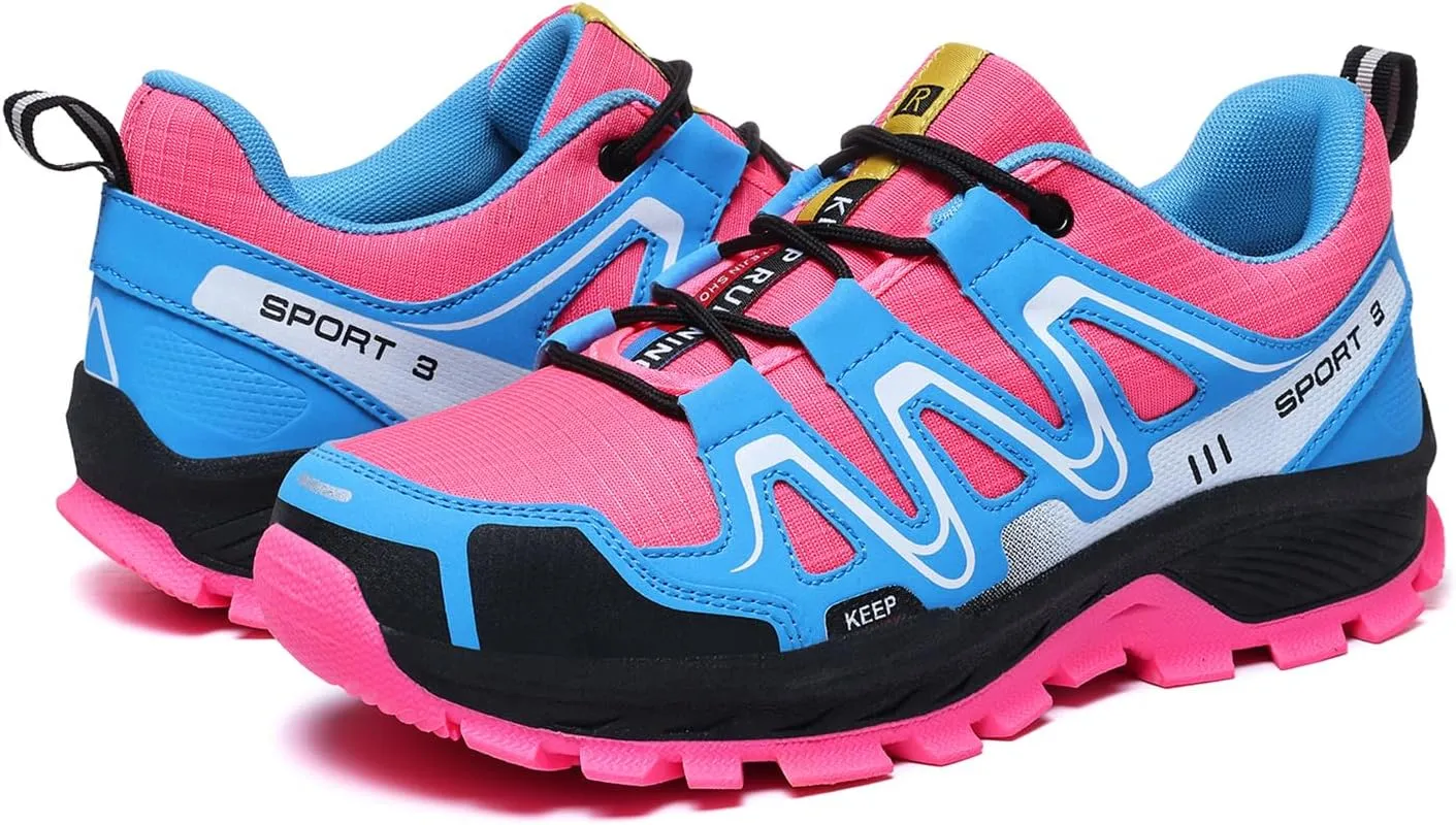 Waterproof Hiking Shoes Women Comfortable Lightweight Non-Slip Trekking Boots Fashion Walking Shoes for Women Tennis Outdoor Sneakers