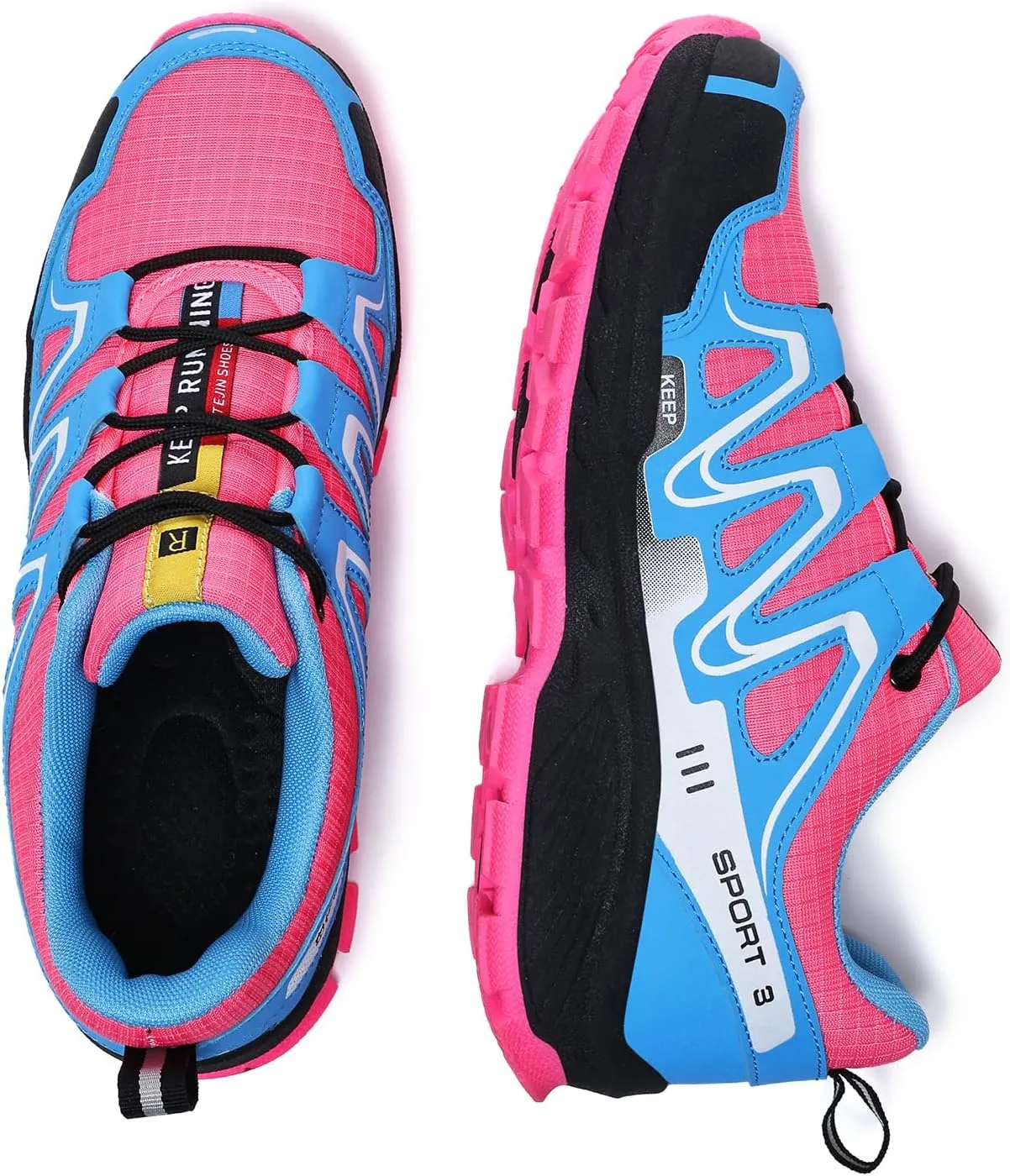 Waterproof Hiking Shoes Women Comfortable Lightweight Non-Slip Trekking Boots Fashion Walking Shoes for Women Tennis Outdoor Sneakers