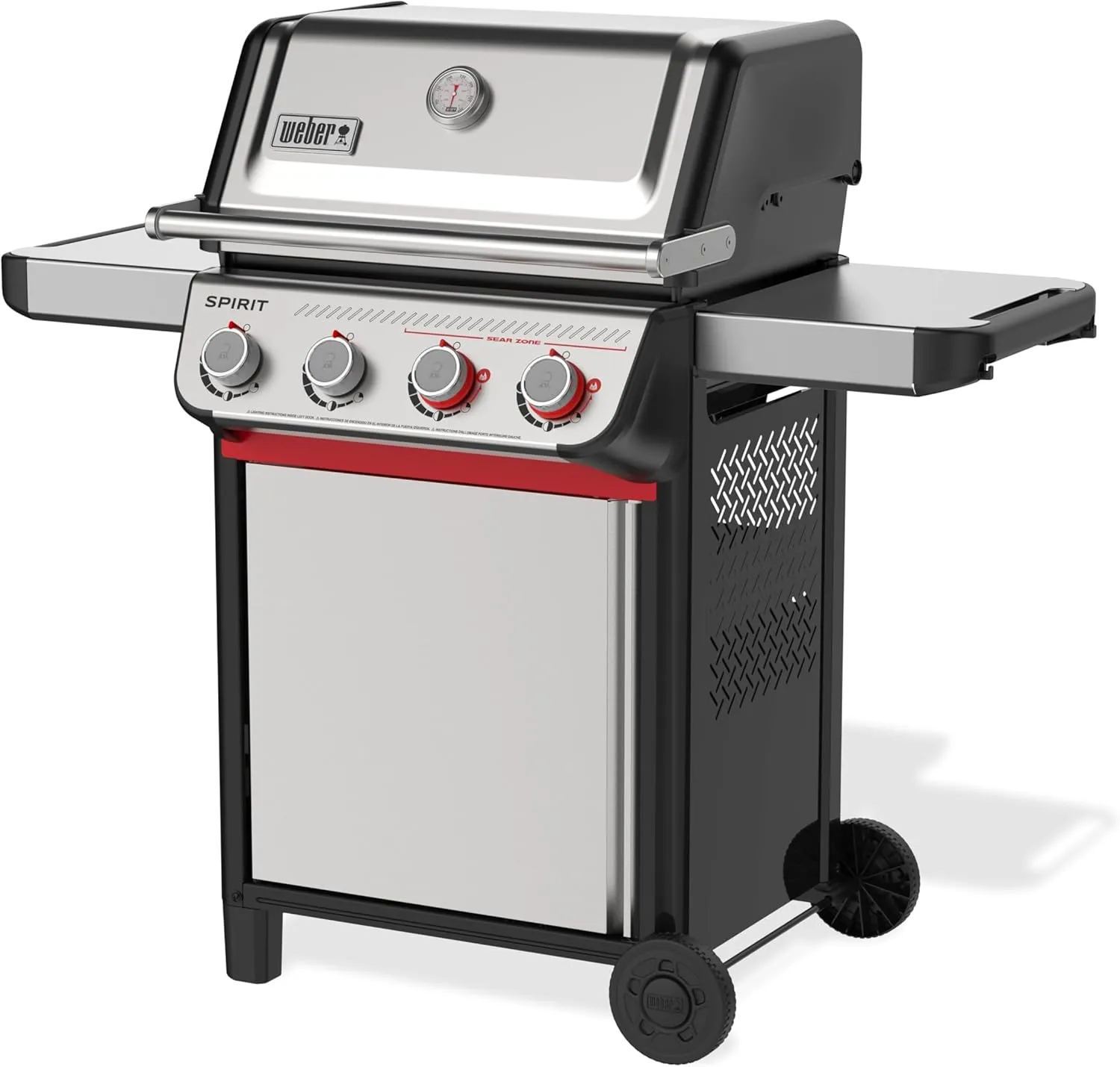 Weber SPIRIT 4-Burner Grill S-425 Liquid Propane Stainless Steel