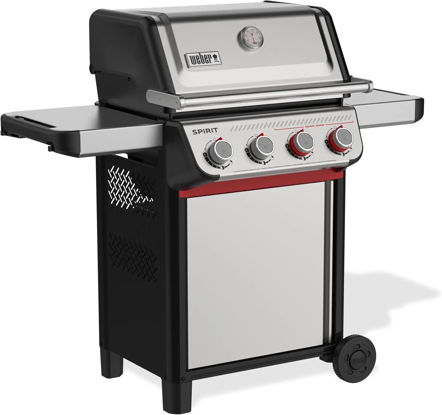 Weber SPIRIT 4-Burner Grill S-425 Liquid Propane Stainless Steel