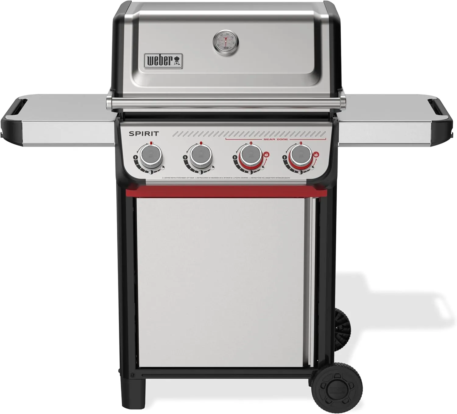 Weber SPIRIT 4-Burner Grill S-425 Liquid Propane Stainless Steel
