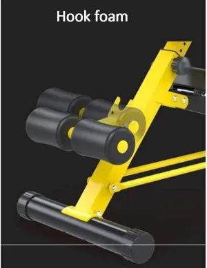 Weight Benches Weight Bench Adjustable Folding Stool Fitness Chair Bench with Multifunction Sit-up Dumbbells Supine Table Home Fitness Equipment