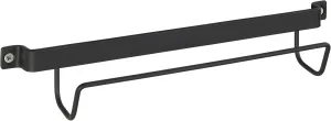 WENKO Ladder Holder - Ladder Wall Mount for Ladder Storage, up to 220,46lb loadable, Dimensions (W x H x D) 2.76 x 13.19 x 2.56 in, Ladder Hanger in Black, One Size