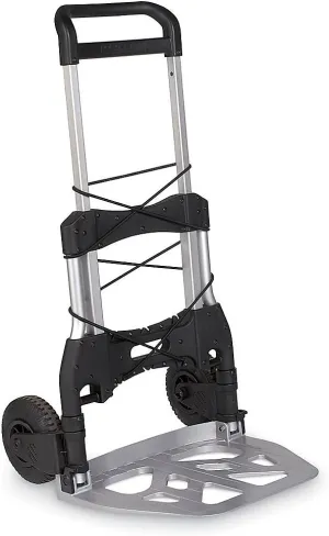 WESCO 220650 Aluminum/Polyurethane Folding Hand Trucks, Mega Mover