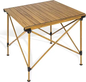 Whitsunday Outdoor Folding Table, 20.4-25.6" Height Adjustment Camping Portable Table for Camping,Picnic,Park,Beach