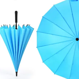 Windproof Vented Sun&Rain Travel Umbrella with Double Canopy - Windproof, Reinforced Canopy, Ergonomic Handle (Multiple Colors Available) (Color : D)