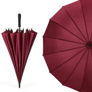 Windproof Vented Sun&Rain Travel Umbrella with Double Canopy - Windproof, Reinforced Canopy, Ergonomic Handle (Multiple Colors Available) (Color : I)