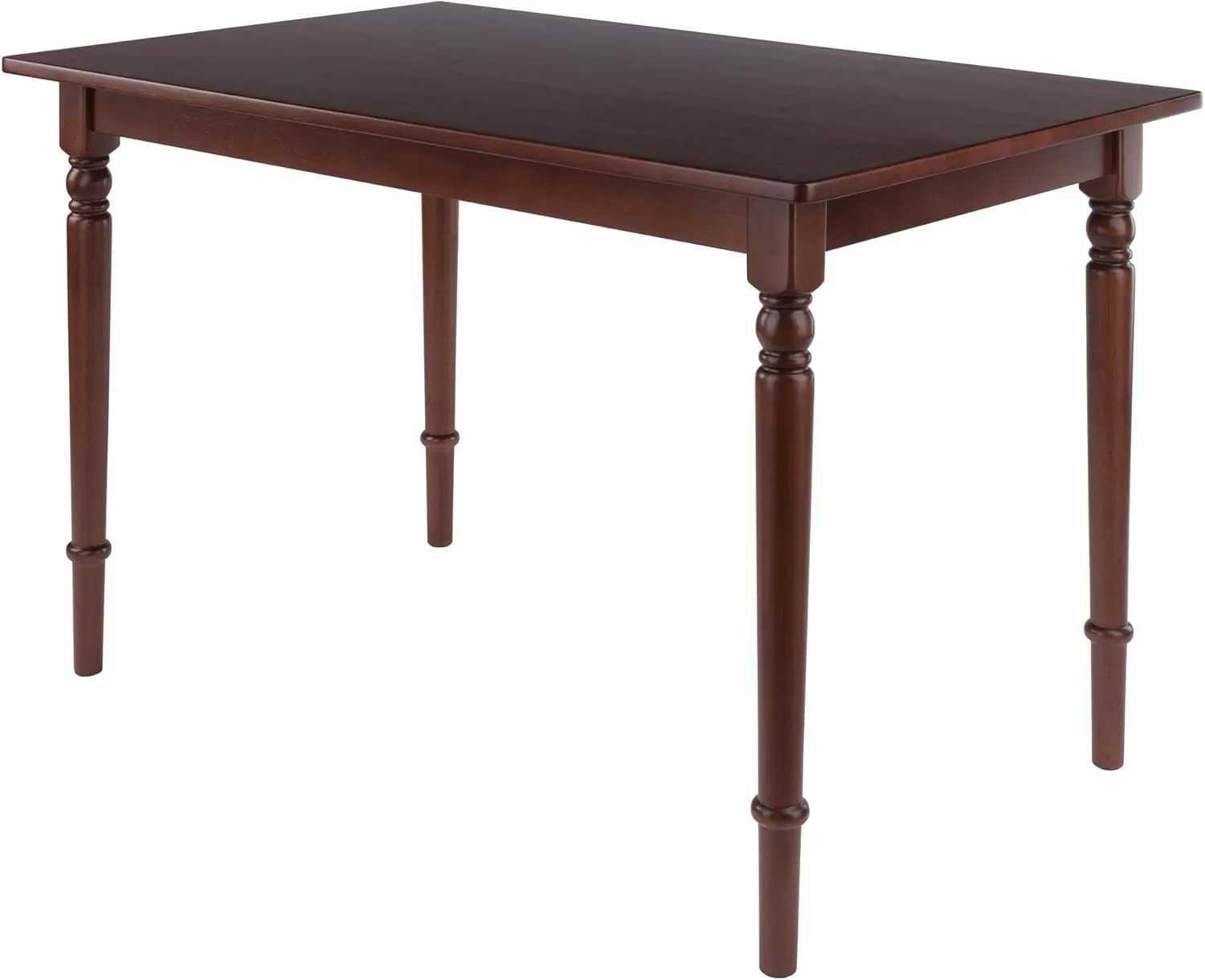 Winsome Ravenna Dining Table for 6 People, 47" Rectangular Kitchen Table, Walnut