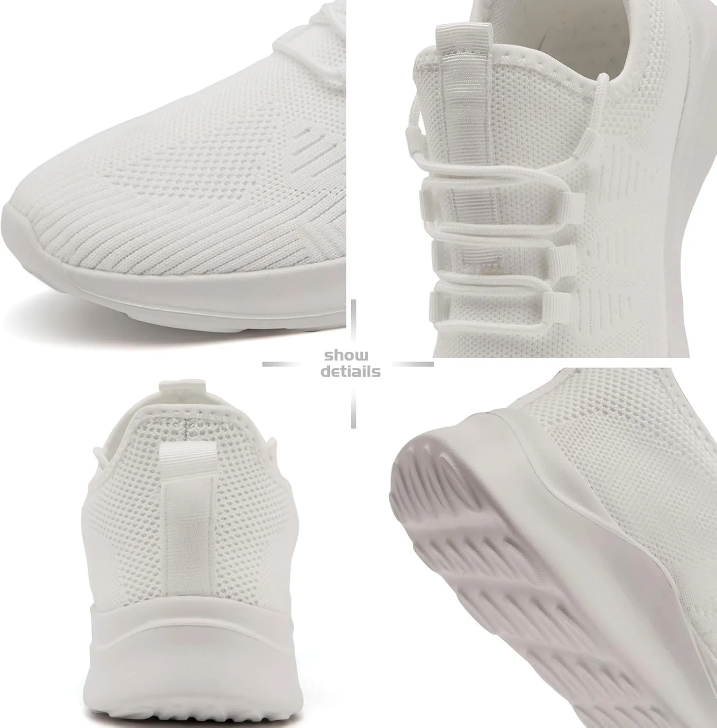Women Running Shoes Tennis Walking Gym Sneakers Athletic Slip on Workout Sport Shoe