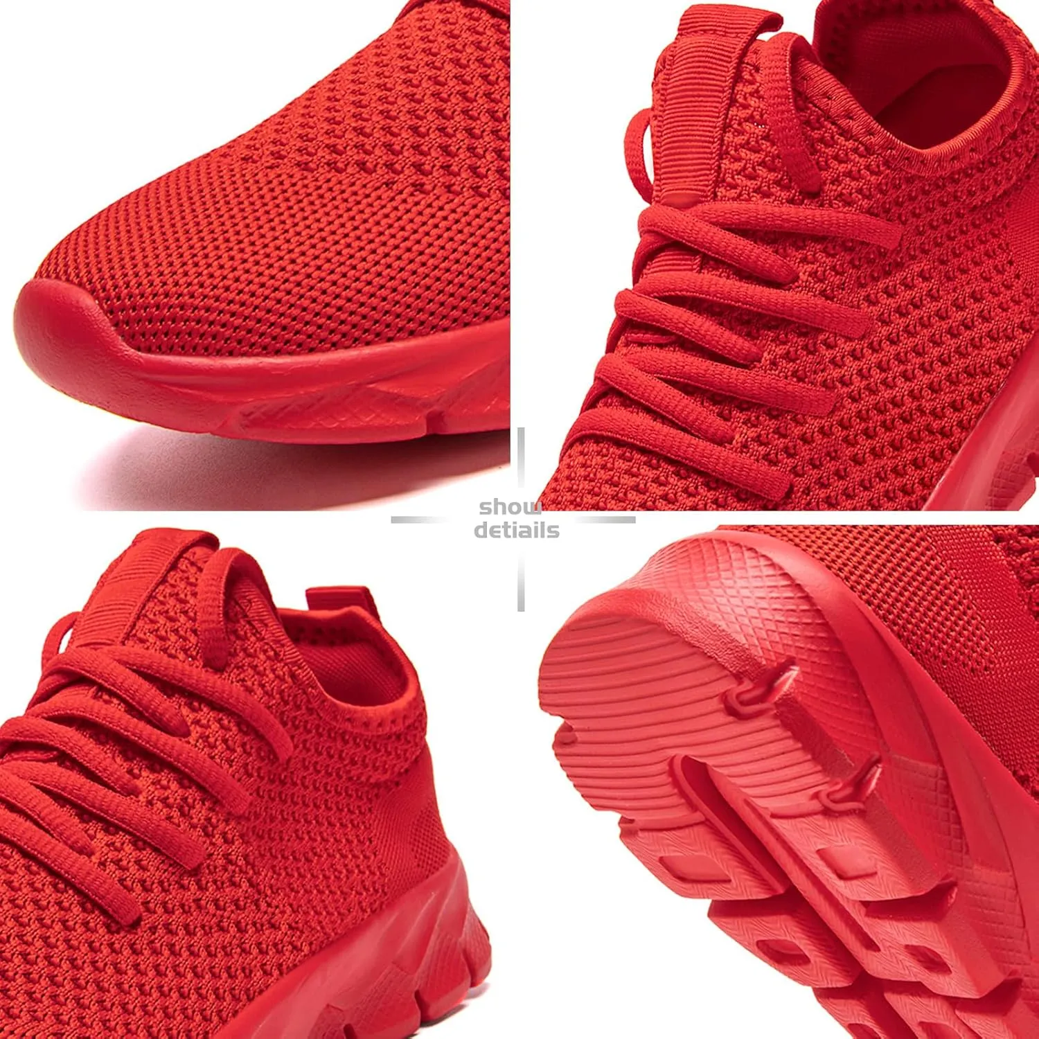 Women Running Tennis Walking Gym Shoes Athletic Slip on Sneakers Workout Sport Shoe