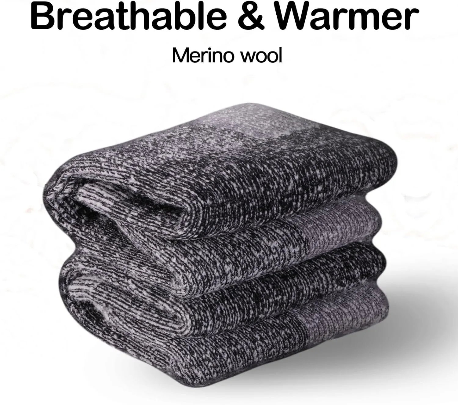 Women's Cozy Wool Cushioned Outdoor Hiking Socks Thick Warm Thermal Winter Socks for Women