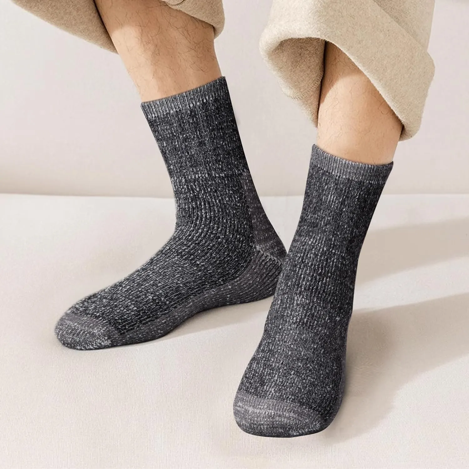 Women's Cozy Wool Cushioned Outdoor Hiking Socks Thick Warm Thermal Winter Socks for Women