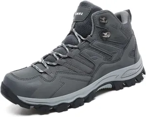 Women's Non-Slip Lightweight Hiking Boots Trekking Shoes with Arch Support Shock-Absorbing Comfortable Sole for Outdoor Climbing & Hiking Size US 4.5-11.5