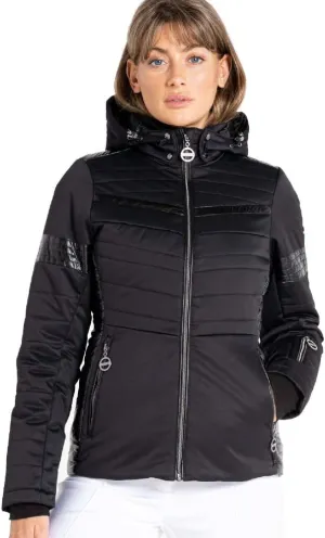Womens/Ladies Ski Jacket (16 US) (Black)