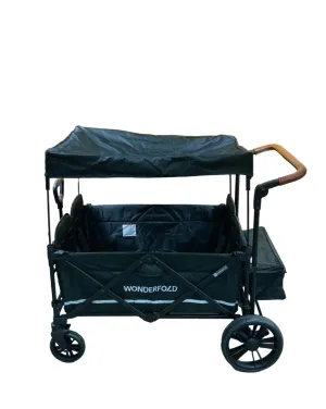 Wonderfold X4 Push & Pull Quad Stroller, Black, 2023