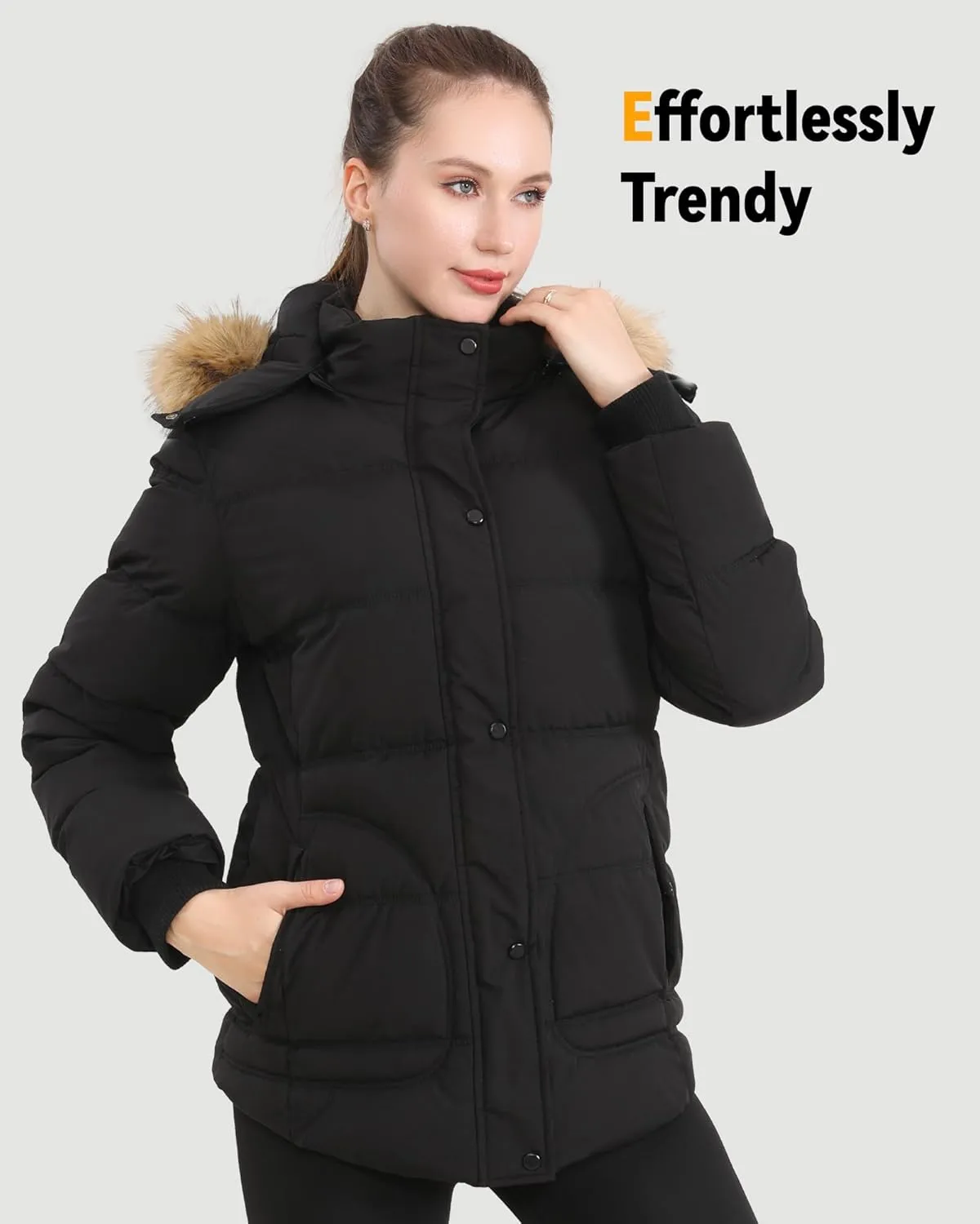 Wulcea Graphene Heated Jacket For Women 12V 18400mAh Fast Charge With Large Capacity