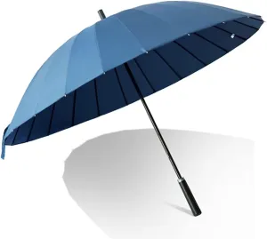 WYH Automatic Golf Umbrella Extra Large Oversize Canopy Vented Windproof Waterproof Simplicity Stick Umbrellas Stick Umbrellas Parasol (Color : C)