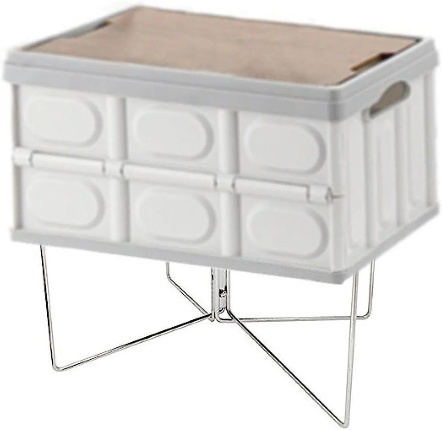 Yiju Foldable Cooler Stand Water Container Stand Sturdy Multifunctional Luggage Rack with Storage Bag for Travel Fishing Outdoor