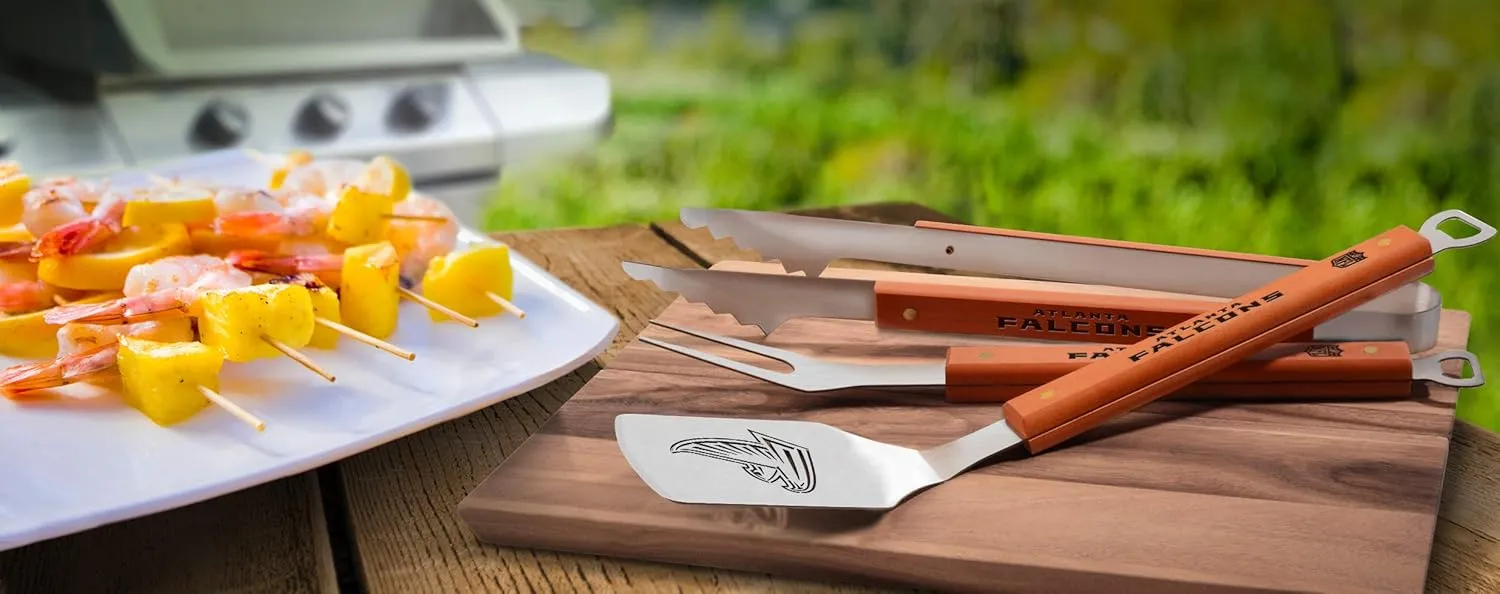 YouTheFan NFL Classic 3PC BBQ Grill Set