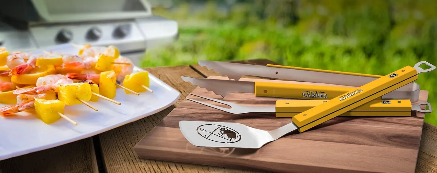 YouTheFan NHL 3PC Spirit Series BBQ Grill Set