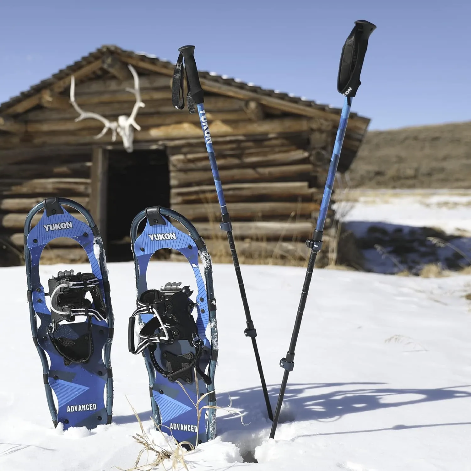 Yukon Charlie's Sherpa Trekking Poles, Twist Lock Adjustment System, Hiking Poles and Snow Baskets, Multiple Styles & Sizes
