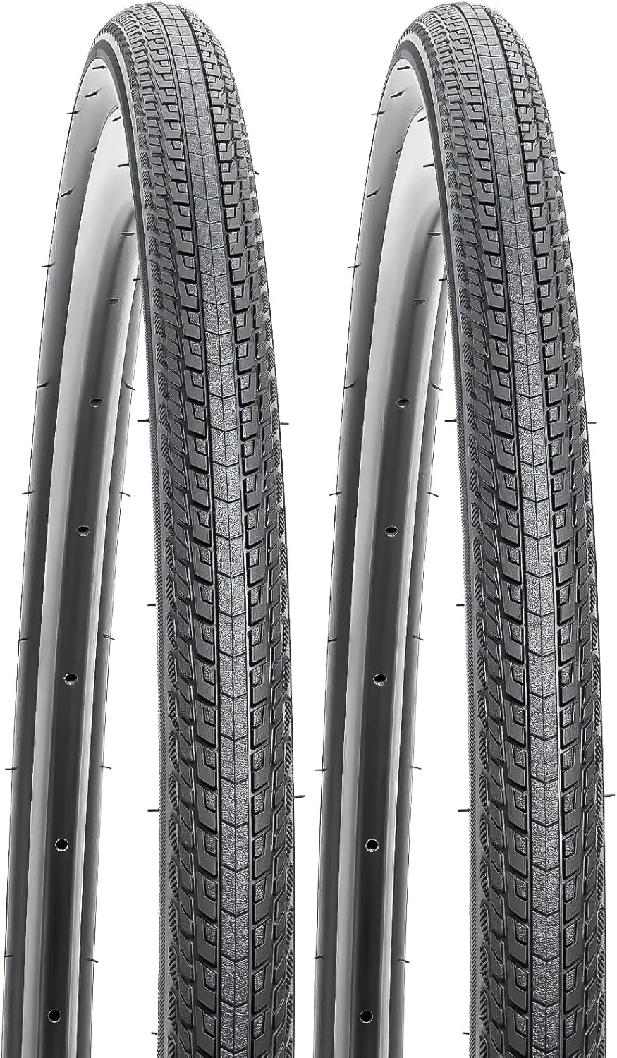 YUNSCM 2-PCS 700C Road Bike Tires 700x35C / 37-622 Compatible with 700x33C 700x34C 700 x 35C 700x36C 700x37C Bike Bicycle Tires (Y-972)