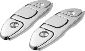YUSOVE Boat Folding Cleat 4-1/2" 316 Stainless Steel Marine Flip Up Dock Cleat,Pack of 2