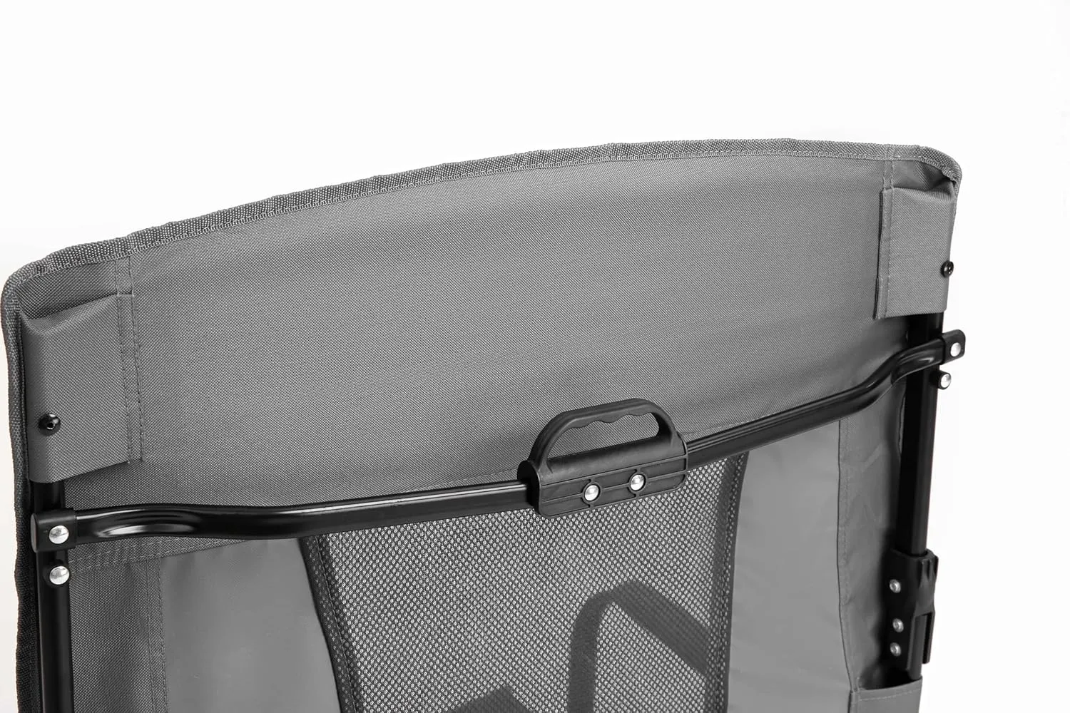 ZeHuoGe Camping Director Chair, Heavy Duty Portable Folding Chair with Side Table for Travel,Beach (Gray)