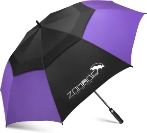 ZOMAKE 62/68 Inch Golf Umbrella Extra Large Oversized Umbrella Windproof Automatic Open with Double Canopy Vented for Rain