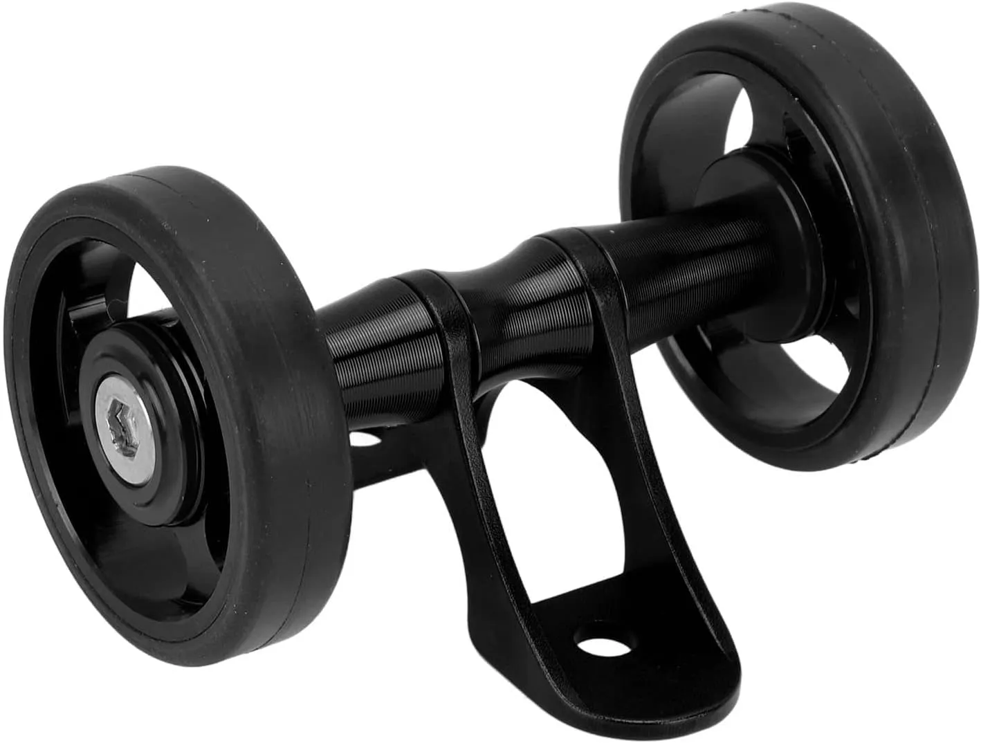 Zunate Easywheel Double Rear Wheels for Brompton Folding Bike, Bike Mudguard Extension Roller Assembly, Aluminum Alloy